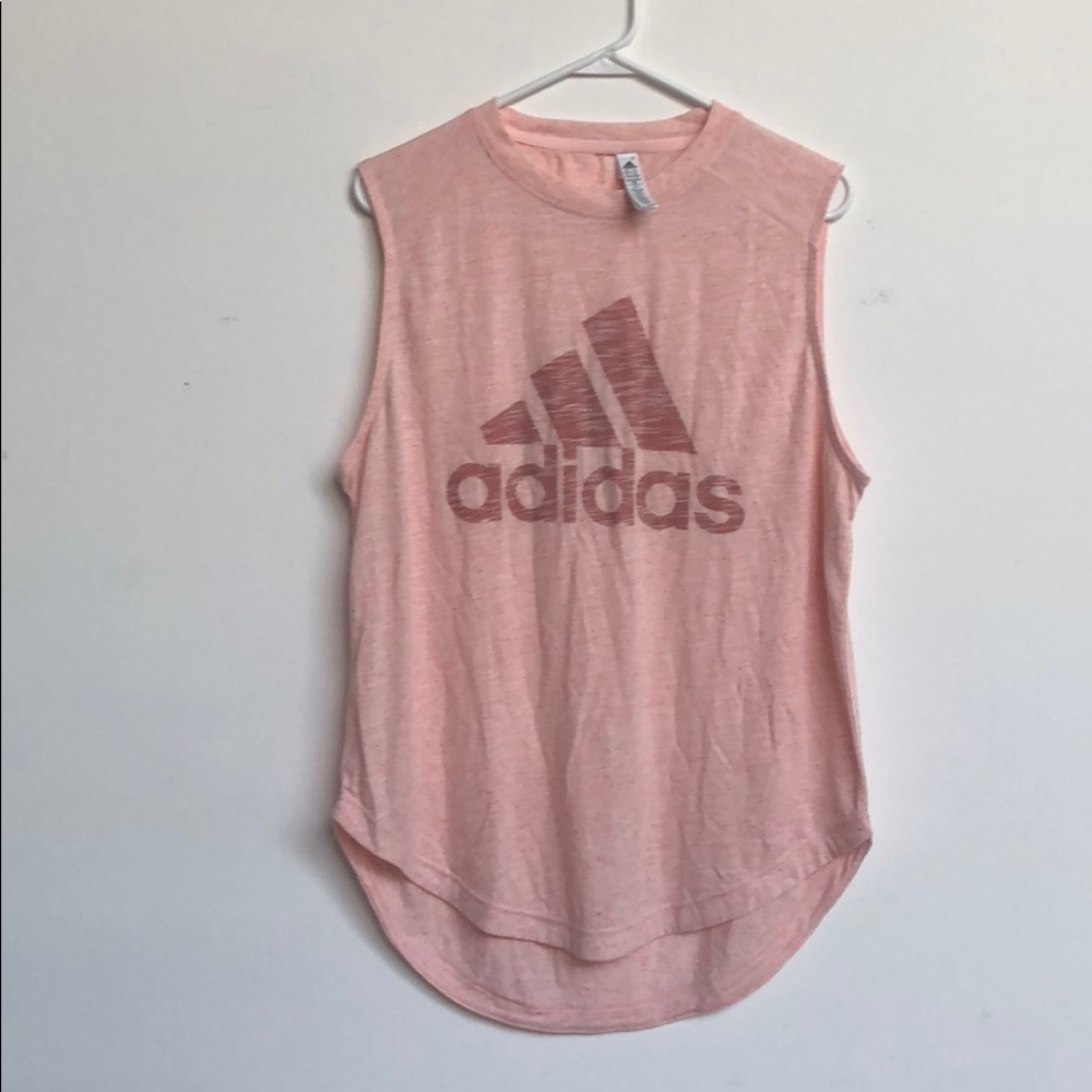 Pink Adidas Tank Top